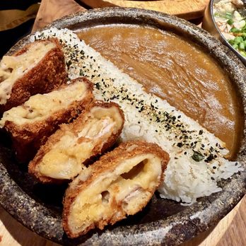 Jincook - 커리 고구마치즈돈까스 / Sweet Potato Cheese Curry Katsu - Korean Near Me - Yorba Linda, California Jincook - 커리 고구마치즈돈까스 / Sweet Potato Cheese Curry Katsu - Korean Near Me - Yorba Linda, California