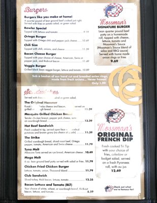 Menu photo 6 Mossman's Westchester Restaurant Bakersfield, CA Menu photo 6 Mossman's Westchester Restaurant Bakersfield, CA