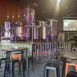 Canmore Brewing Company - Tap room view