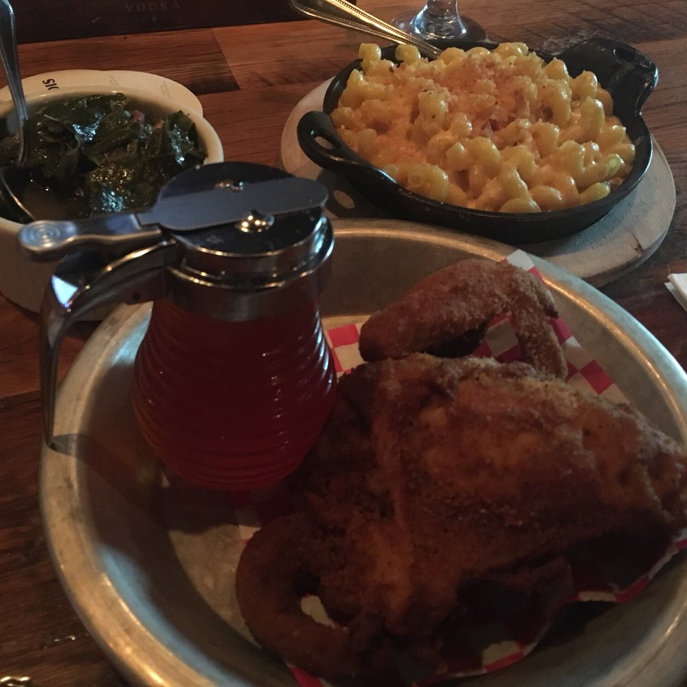 The Eagle OTR - 1/4 white meat, mac n cheese and greens! - American Near Me - Cincinnati, Ohio