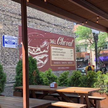 Small Cheval- Old Town - Simple Menu - Burgers Near Me - Chicago, Illinois