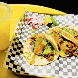 Agua de piña, carnitas, al pastor, carne asada Agua de piña, carnitas, al pastor, carne asada