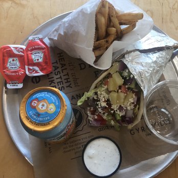 Gyroville - Pita with fries and soda - Greek Near Me - Doral, Florida Gyroville - Pita with fries and soda - Greek Near Me - Doral, Florida