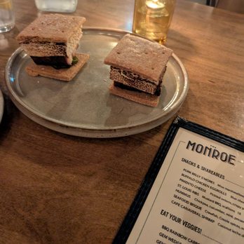 The Monroe - Pork Belly S'mores - New American Near Me - Orlando, Florida The Monroe - Pork Belly S'mores - New American Near Me - Orlando, Florida