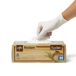 Bosco Training & Medical Supply Services - Restore Nitrile Powder-Free Medium Exam w/Colloidal Oatmeal Skin Protectant Box 250