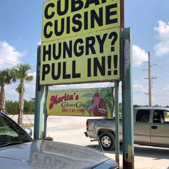 Moritas Cuban Cafe - Road sign - Cuban Near Me - Cudjoe Key, Florida Moritas Cuban Cafe - Road sign - Cuban Near Me - Cudjoe Key, Florida