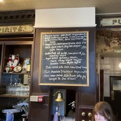 The Prince Arthur - Chalk menu