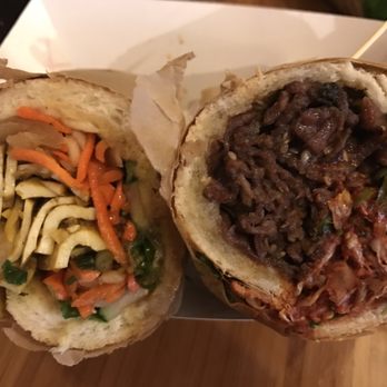 Oh Mai Sandwich Kitchen Holladay - Lemon grass bean curd and spicy short rib - Vietnamese Near Me - Holladay, Utah