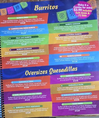 Menu photo 2 Taco Felix Southaven, MS Menu photo 2 Taco Felix Southaven, MS