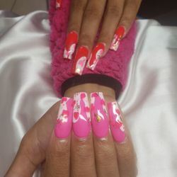 Melz Nailz - Cow print full set