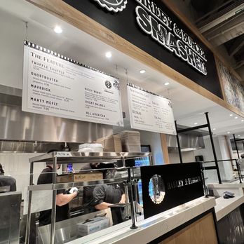 Monarch Market by Crescent Communities - the counter and menus of the restaurant - Food Court Near Me - Charlotte, North Carolina Monarch Market by Crescent Communities - the counter and menus of the restaurant - Food Court Near Me - Charlotte, North Carolina