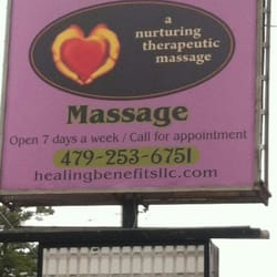 Healing Benefits - Don't miss our new sign on the highway