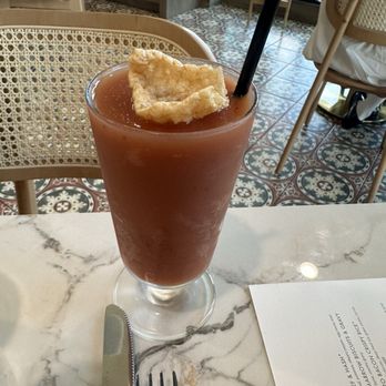 Middle Child - Frozen cocktail - a Mexican style Bloody Mary topped with chicharron. SO GOOD - Breakfast & Brunch Near Me - Las Vegas, Nevada Middle Child - Frozen cocktail - a Mexican style Bloody Mary topped with chicharron. SO GOOD - Breakfast & Brunch Near Me - Las Vegas, Nevada