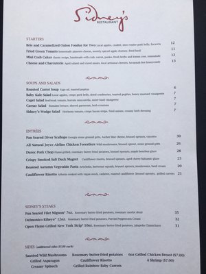Menu photo 2 Sidney's Buford, GA