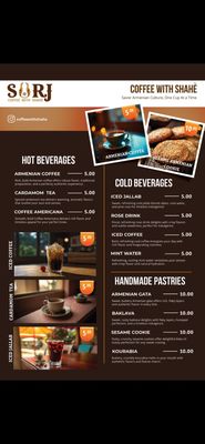 Menu photo 1 Surj Coffee with Shahe Palm Springs, CA Menu photo 1 Surj Coffee with Shahe Palm Springs, CA