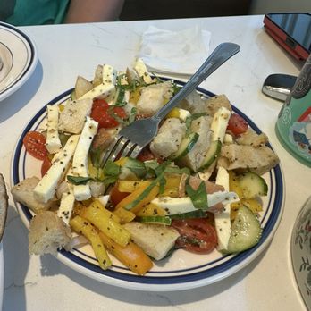 American Gothic Pizza - Panzanella is probably my favorite salad in OKC - Pizza Near Me - Oklahoma City, Oklahoma