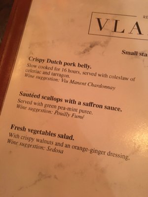 Menu photo 1 Vlaming Amsterdam, NH Menu photo 1 Vlaming Amsterdam, NH