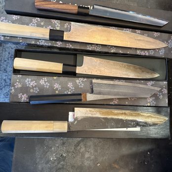 Stone's Touch Sharpening - The knives sharpened - Knife Sharpening Near Me - Castro Valley, California