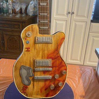 Luna Sweets - a guitar cake made to look like a guitar - Custom Cakes Near Me - Lynn, Massachusetts Luna Sweets - a guitar cake made to look like a guitar - Custom Cakes Near Me - Lynn, Massachusetts