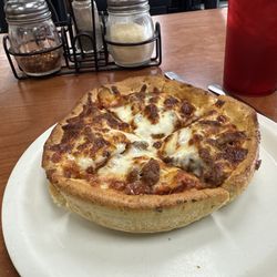 Pizzaville - Pepperoni and Sausage pizza.
