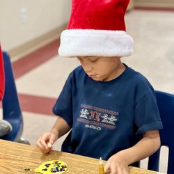 Honey Tree DayCare & Preschool - Deep in focus, creating my next masterpiece