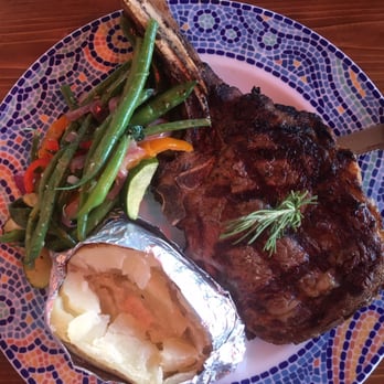 Stage Coach Grille - Steak, baked potato and fresh veggies. - Seafood Near Me - La Verkin, Utah