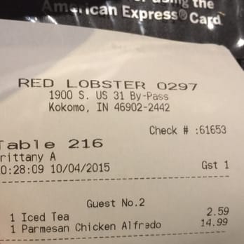 Red Lobster - Absolutely horrible service; please see review and be warned prior to deciding to eat at this location. - Seafood Near Me - Kokomo, Indiana Red Lobster - Absolutely horrible service; please see review and be warned prior to deciding to eat at this location. - Seafood Near Me - Kokomo, Indiana
