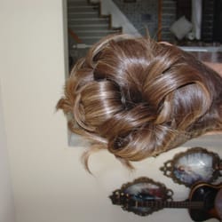 Peacock Alley Hair Salon - Wedding updo by Krysten