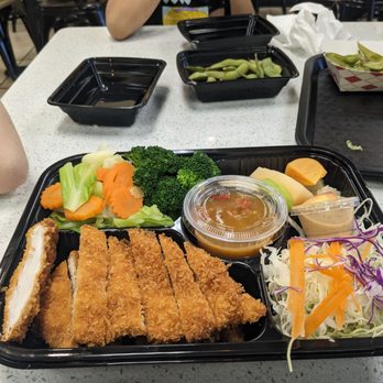 Secret Sauce - Chicken katsu, veggies, salad and fruit combo - Japanese Curry Near Me - Upland, California Secret Sauce - Chicken katsu, veggies, salad and fruit combo - Japanese Curry Near Me - Upland, California