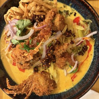 Saoha Khao Soi Thai Cuisine - Soft shell crab khao soi - Thai Near Me - Los Angeles, California Saoha Khao Soi Thai Cuisine - Soft shell crab khao soi - Thai Near Me - Los Angeles, California