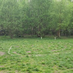 North Kelvin Meadow - The new (2018) labyrinth'