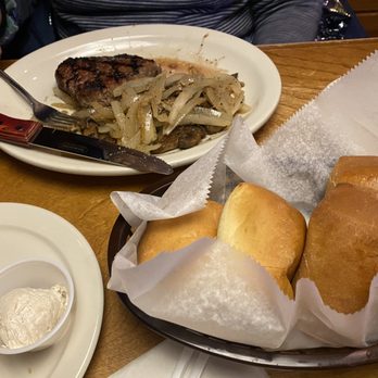 Texas Roadhouse - Cinnamon buttered rolls with the steak! - Steakhouses Near Me - Louisville, Kentucky Texas Roadhouse - Cinnamon buttered rolls with the steak! - Steakhouses Near Me - Louisville, Kentucky