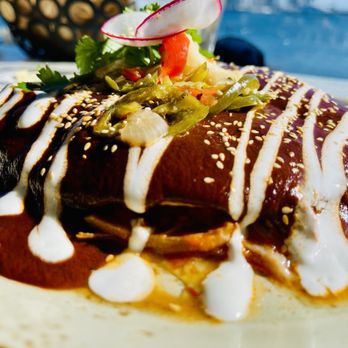 Coasterra - Delicious mole' enchiladas - Mexican Near Me - San Diego, California