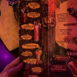 Porco Lounge and Tiki Room - Menu