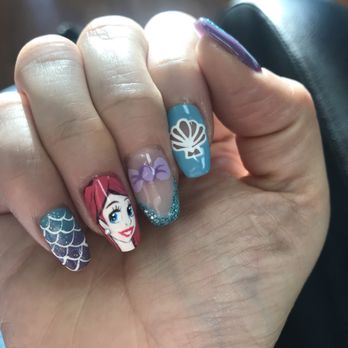 D Luxe Nails - Little mermaid nails - Nail Salons Near Me - Oak Lawn, Illinois D Luxe Nails - Little mermaid nails - Nail Salons Near Me - Oak Lawn, Illinois