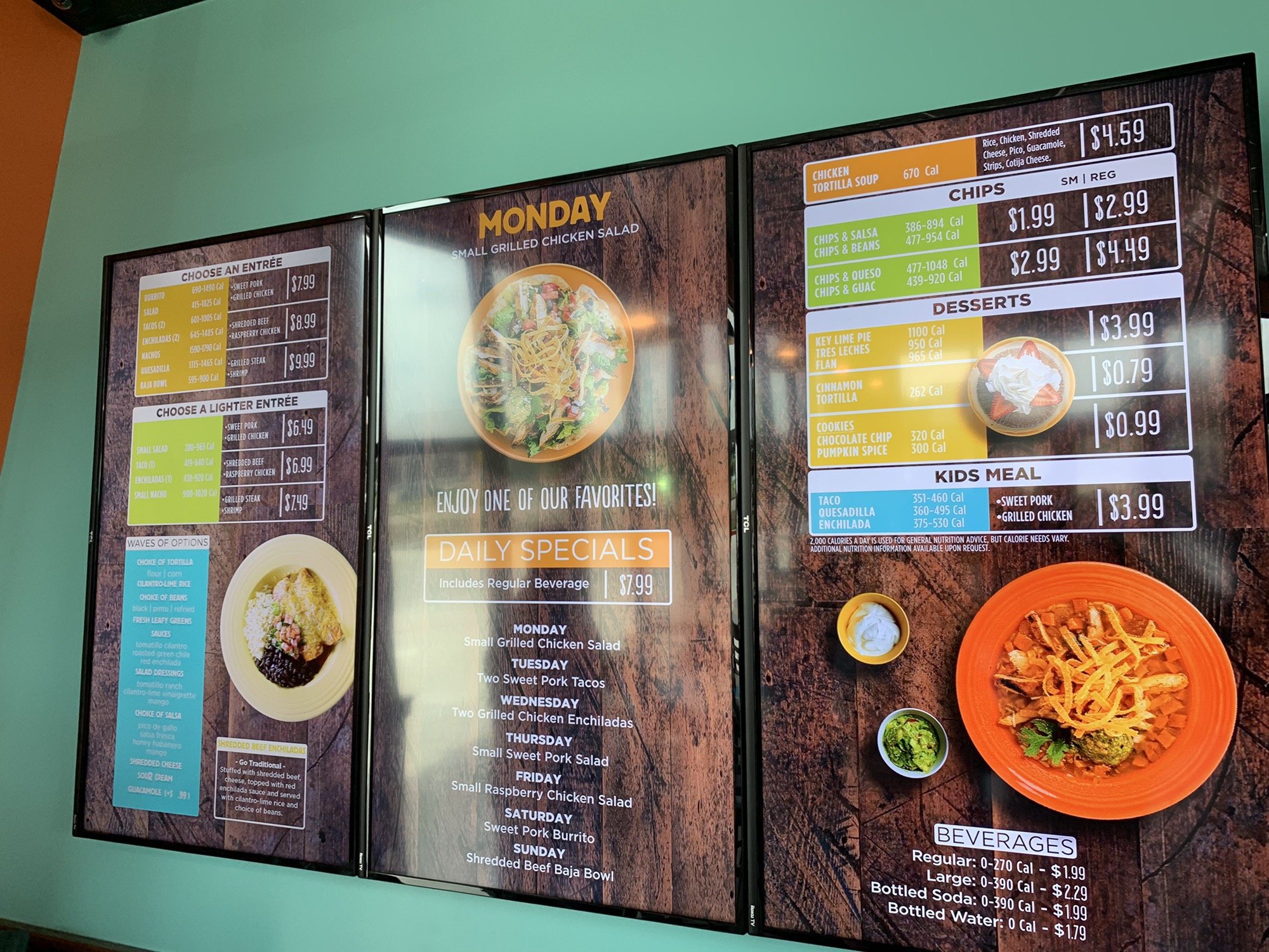 Costa Vida - Menu board. - menu - Mexican Near Me - Mansfield, Texas Costa Vida - Menu board. - menu - Mexican Near Me - Mansfield, Texas