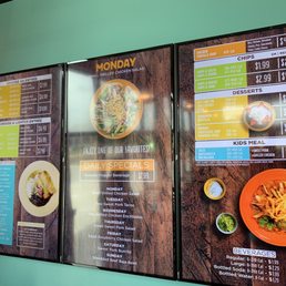 Costa Vida - Menu board. - menu - Mexican Near Me - Mansfield, Texas
