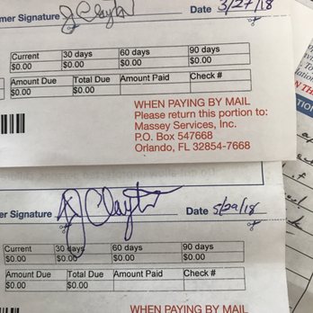 Massey Services - Two months later after paid in full / when JD sold it on 3/22/18 - Pest Control Near Me - Odessa, Florida Massey Services - Two months later after paid in full / when JD sold it on 3/22/18 - Pest Control Near Me - Odessa, Florida