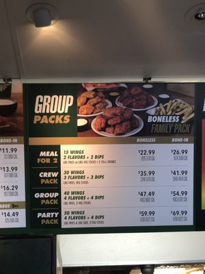 Menu photo 3 Wingstop Mililani, HI
