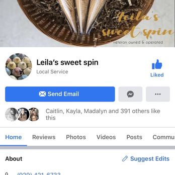 Leila’s Sweet Spin - The Facebook page - Desserts Near Me Leila’s Sweet Spin - The Facebook page - Desserts Near Me