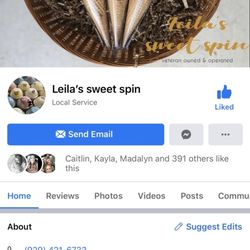 Leila’s Sweet Spin - The Facebook page