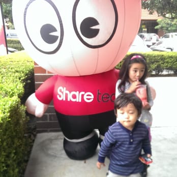Sharetea - My cheerrrrun with the sharetea mascot. Lol - Coffee & Tea Near Me - Cerritos, California