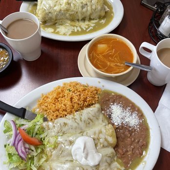 Yoli's Mexican Kitchen - Wet burrito and Enchilada Combo (3) - Mexican Near Me - Downey, California Yoli's Mexican Kitchen - Wet burrito and Enchilada Combo (3) - Mexican Near Me - Downey, California