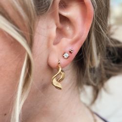 Second and third lobe piercing