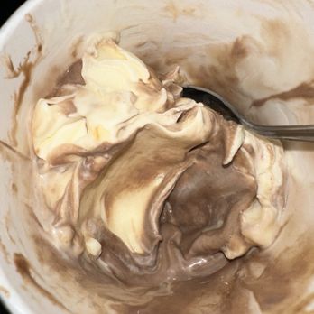 Culver's - 1 piece cookie dough in bottom half - Fast Food Near Me - Eau Claire, Wisconsin