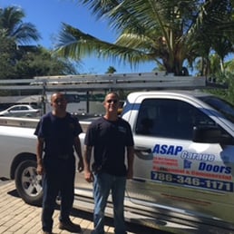L to R: Torres and Luis of ASAP Garage Doors L to R: Torres and Luis of ASAP Garage Doors