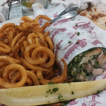 Heroes - Good and yummy...this is just half the plate.Chicken wrap, a must split dish. - American Near Me - Riverside, California Heroes - Good and yummy...this is just half the plate.Chicken wrap, a must split dish. - American Near Me - Riverside, California