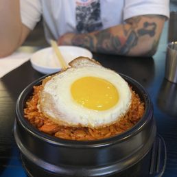 Kimchi fried rice Kimchi fried rice