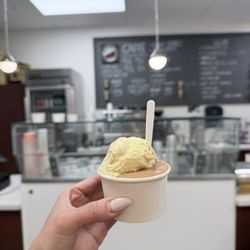 Mangiamo Gelato Caffe - 5.2026 double chocolate and pistachio...so good