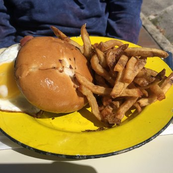 Rising Son - Breakfast Burger and Fries - Southern Near Me - Avondale Estates, Georgia Rising Son - Breakfast Burger and Fries - Southern Near Me - Avondale Estates, Georgia